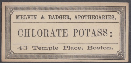 Melvin badger apothecaries - badger,