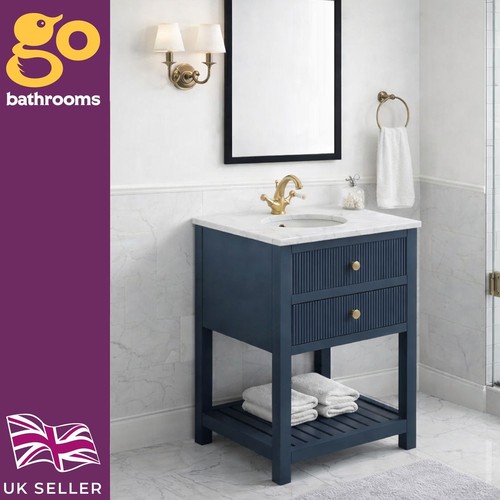 Blue 600mm floor standing - blue,