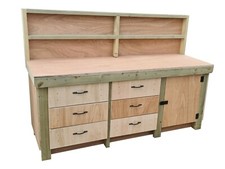 Wooden Workbench Eucalyptus