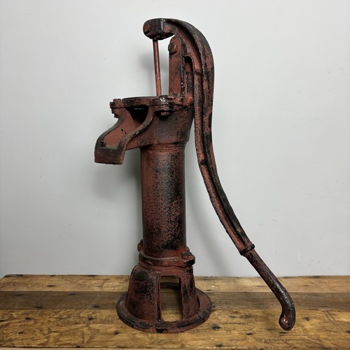 Cast iron water pump rustic - iron,