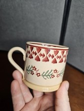 Nicholas Mosse Pottery Tea Cup Made In Ireland Handmade Spongeware  FloralDesign