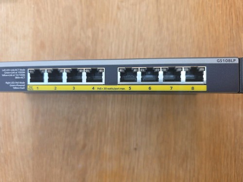 Netgear gs108lp port poe - gs108lp, 8-port