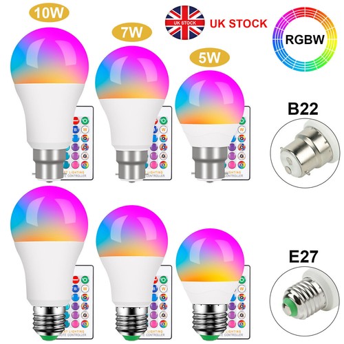 10w b22 rgb - b22, colour