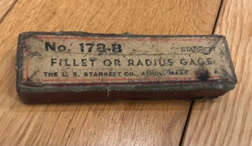 Starrett 178b radius - l, s