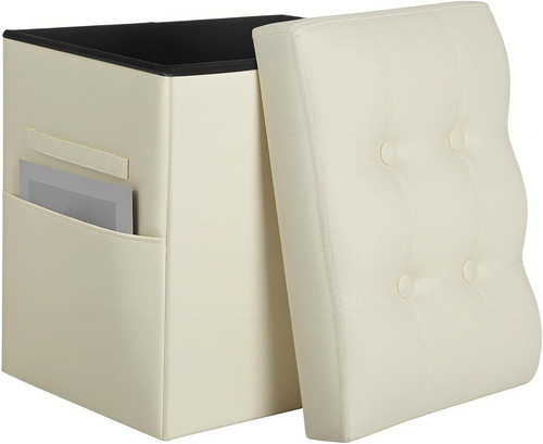 Ottoman with storage - storage,, slim