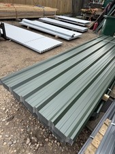 Brand New Juniper Green - Box Profiled Roofing Steel Sheeting / Corrugated Sheet