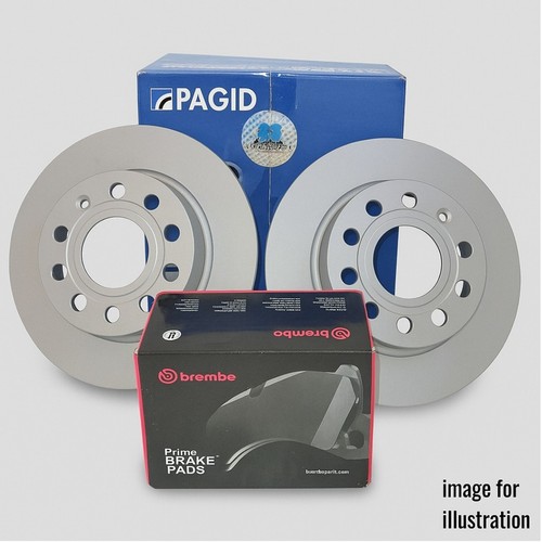 Pagid front brake discs - front, &