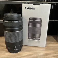 Canon EF 75-300mm f/4-5.6 III Lens with Original Box!