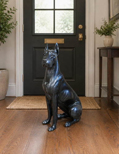 Large black great - large, dane