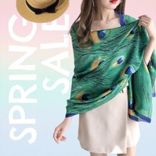 Lady Silk Scarf Peacock