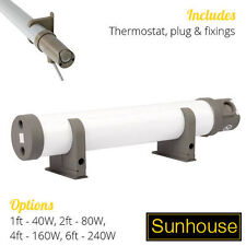 GROW ROOM HEATER 1FT 4FT TENT HEATER 40W 160W GREENHOUSE HEATER WITH THERMOSTAT