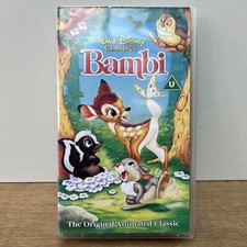 Bambi VHS Video Tape