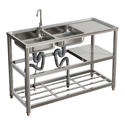 Stainless steel catering sink - stainless,