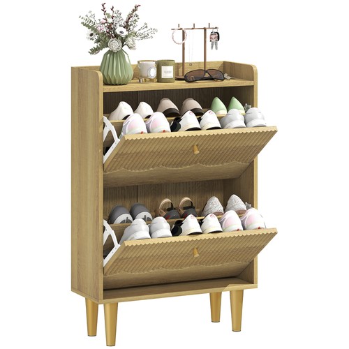 Homcom narrow shoe - narrow, cabinet