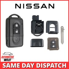 2 BUTTON KEY CASE FOR NISSAN QASHQAI J10 2006-2013 REMOTE FOB SHELL NSN14 KIT OE