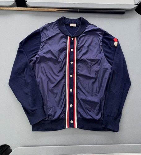 Moncler navy tricot - cardigan,