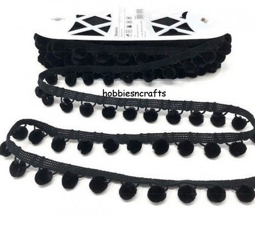 Simplicity black pom - black, trim