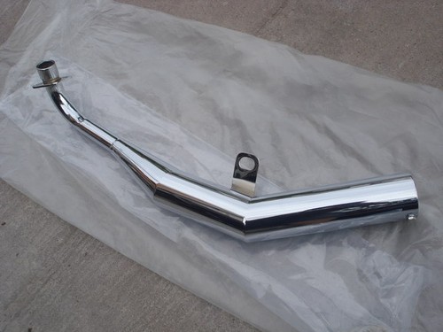New chrome exhaust - new,