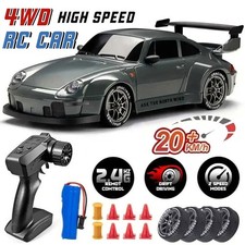 1:24 4WD RC Drift Car 20 km/h High Speed Remote Control Racing Toy Kid Xmas Gift