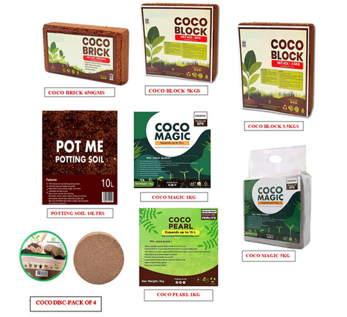 Coco coir block organic - coco,