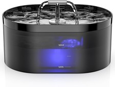 Pet Water Fountain 2.2L Automatic Dog Drinking Fountain Filtered Cat Water Bowl