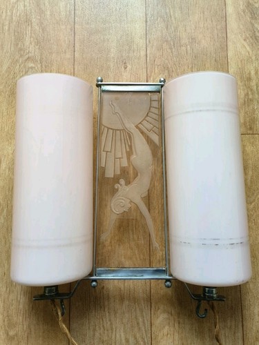 Vintage art deco - double, wall
