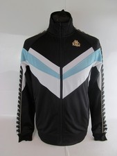 Kappa Juventus Football Training Black Full-Zip Tracksuit Jacket UK Size Medium