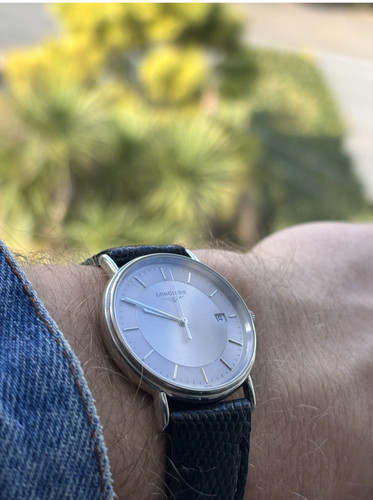 Longines silver men watch - longines, men’s