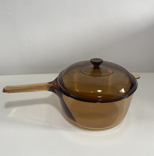 Vision corning ware - corning, amber