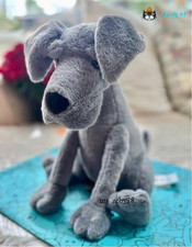 Jellycat Zeus 30CM Plush Dog Toy (Great Dane) with Dust Bag Christmas gifts