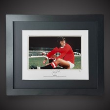 Framed George Best Manchester