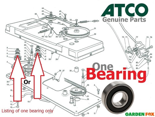 Genuine atco gt40h 102cm - atco, deck