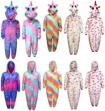 Kids Unicorn 1Onesie Girls Pyjamas Boys Sleepsuit Gifts for Children Animal