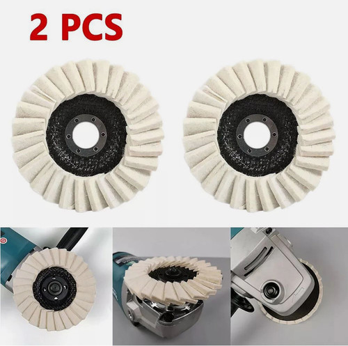 Wool polishing wheel - 2x,
