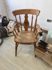Pine Carver Chairs x 2