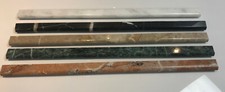 Real Polished Marble Pencil Border Tiles 305mm long
