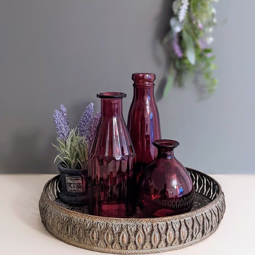 Glass vase bottle - bottle,