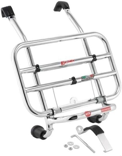 Chrome front luggage rack faco - rack,
