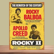 ROCKY II 2 Movie film METAL