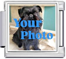 9mm Italian Photo Charm Custom Personalise Picture Bracelet Fits Nomination