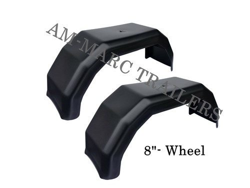 Pair plastic mudguard - mudguard, trailer