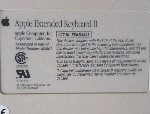 Apple extended keyboard - apple,