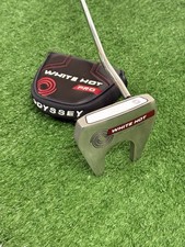 Odyssey White Hot Pro #7 Mallet Putter / 35” / Odyssey Grip / Cover / VGC!