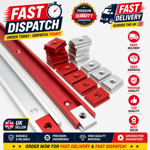Aluminium slot miter track - t-slot,