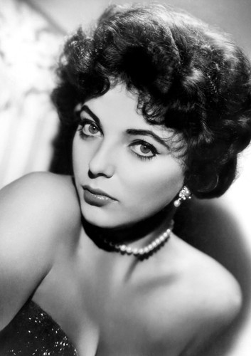 Joan collins monochrome photo - collins,