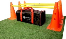 Best Dog Agility Set Jump Training Equipment Pets Jumping Hurdle Cones System !!