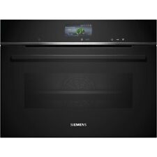 Siemens iQ700 CS736G1B1 Compact Oven with Steam Function - Black  CS736G1B1