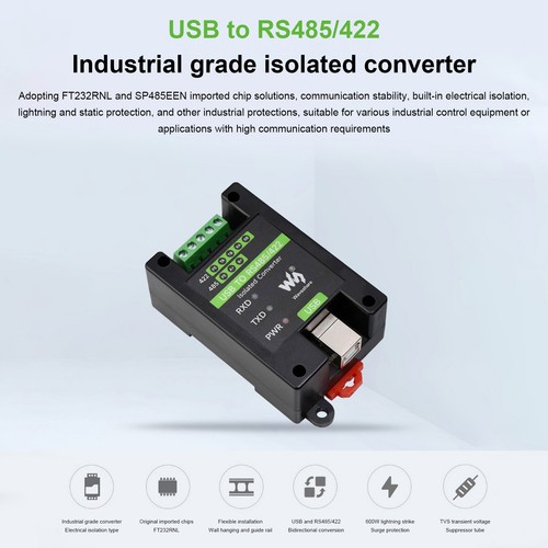 Isolated converter usb - usb, to