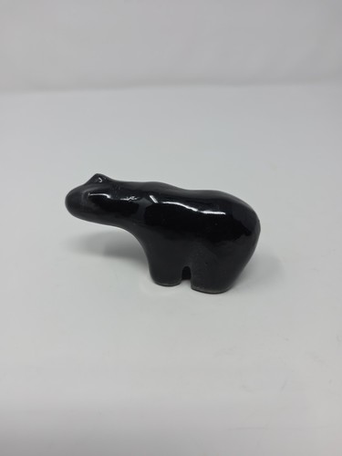 Vintage resin black bear cub - vintage,