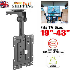 Ceiling TV Roof Mount Bracket Campervan Folding Swivel Tilt For 19"-43" LED/LCD